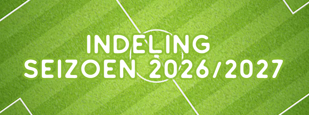 Teamindelingen 26/27